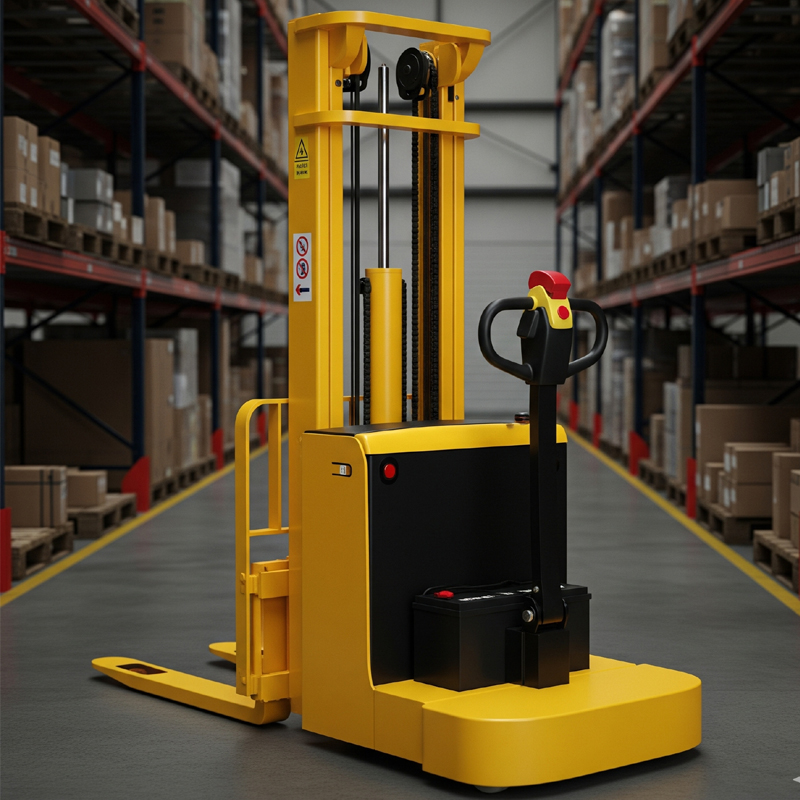 Semi-Electric Stacker 1 ton
