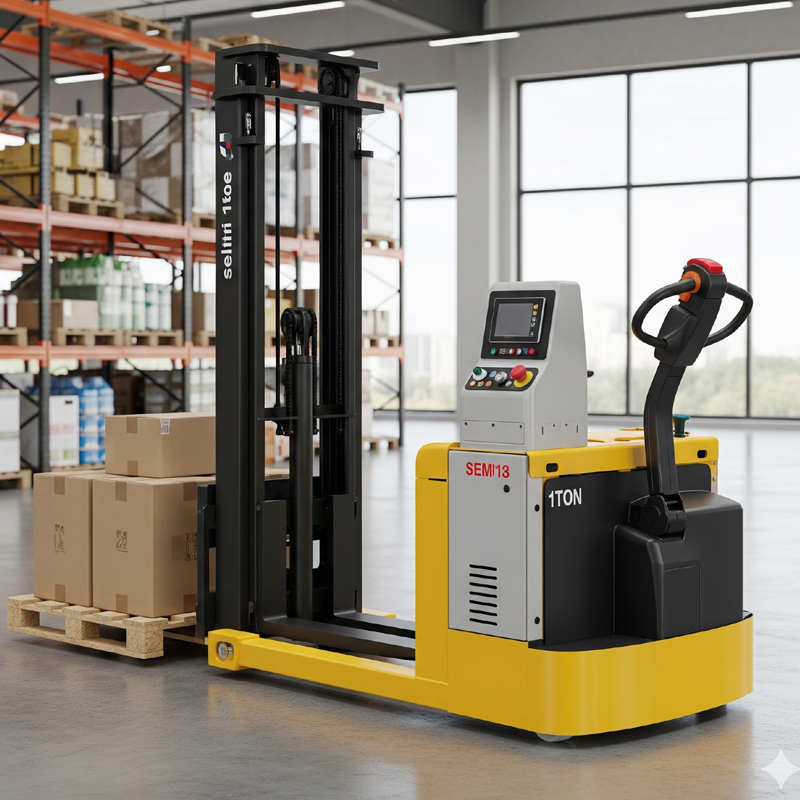 Semi-Electric Stacker